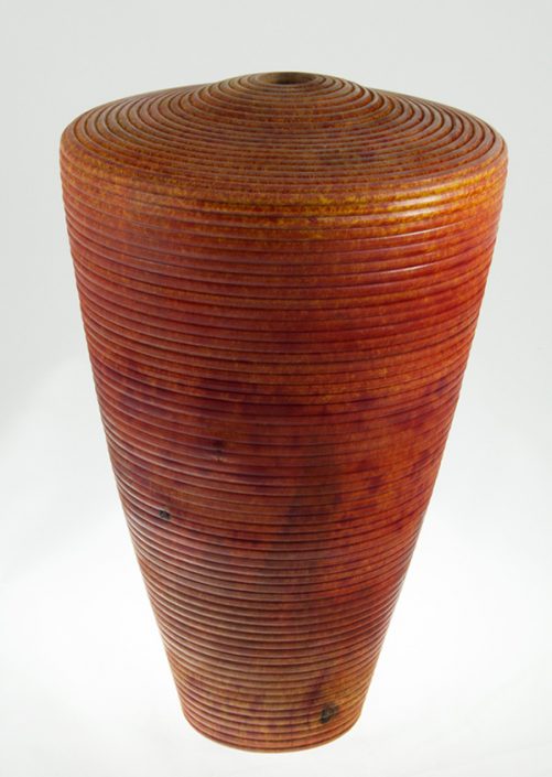 Vase en bois bouleau – couleur – #694- 7x12po. Vase en bois bouleau - couleur - #694- 7x12po.